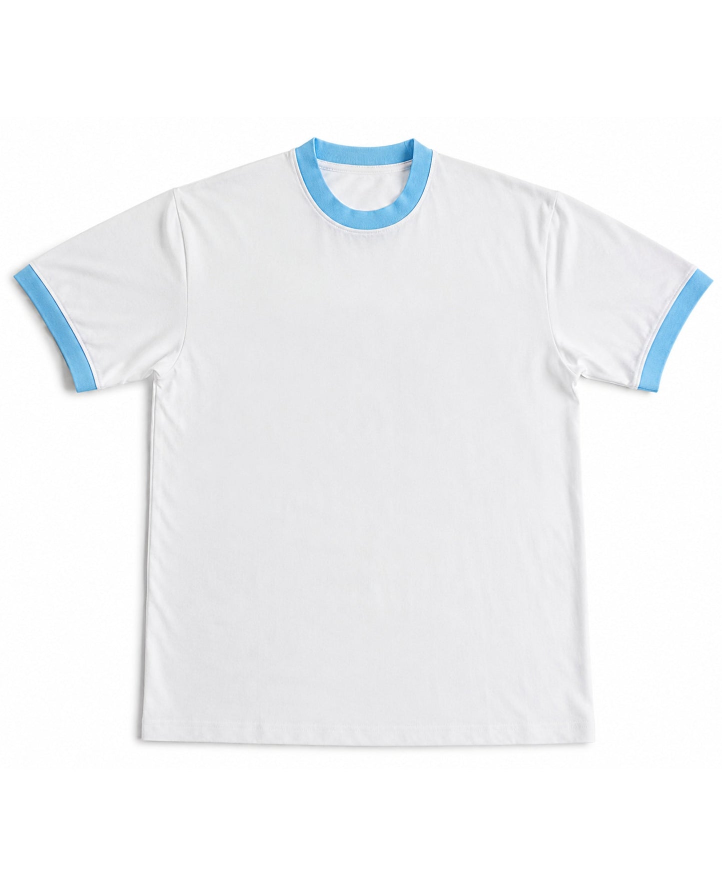 BASE Ringer Tee - Blue & White